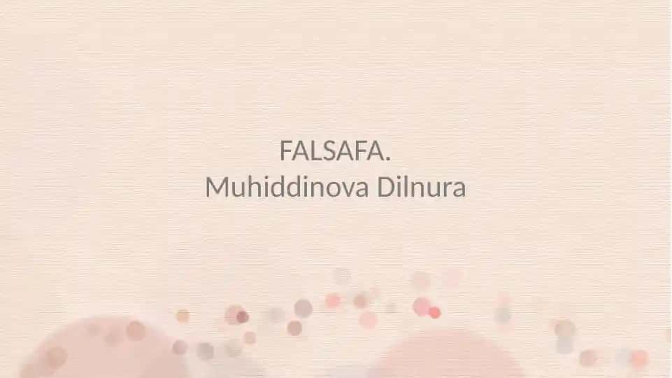 Antropologiya inson falsafasi