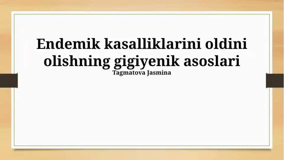 Ommaviy sog'liqni saqlash tadbirlari