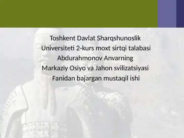 Xitoyning Qadimgi Sivilizatsiyalari
