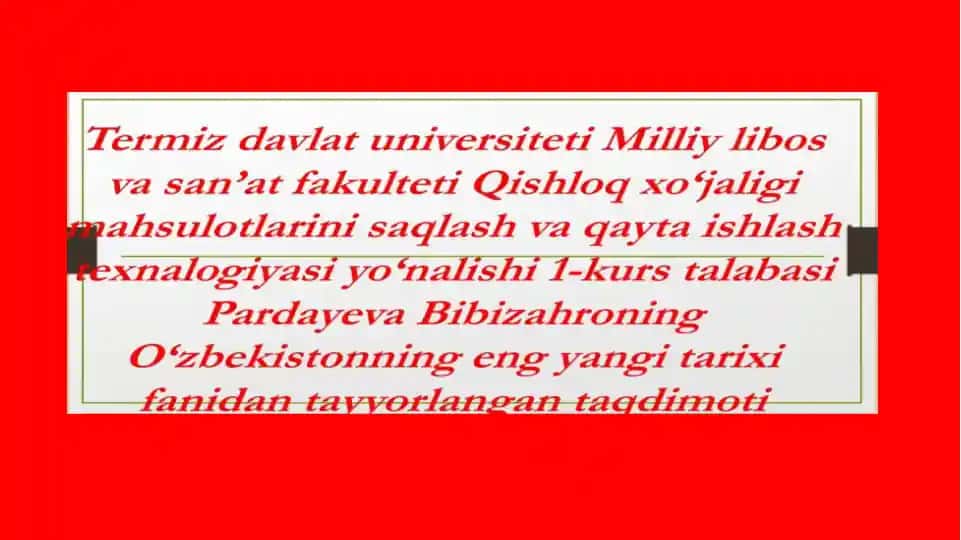 Sovet davlatining tanazzulga yuz tutishi