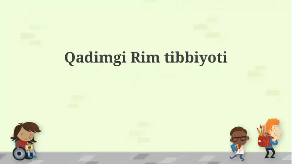 Qadimgi Rim tibbiyoti