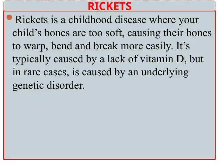 RICKETS