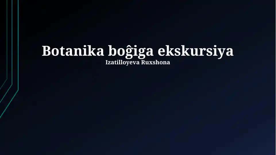 Botanika boĝiga ekskursiya