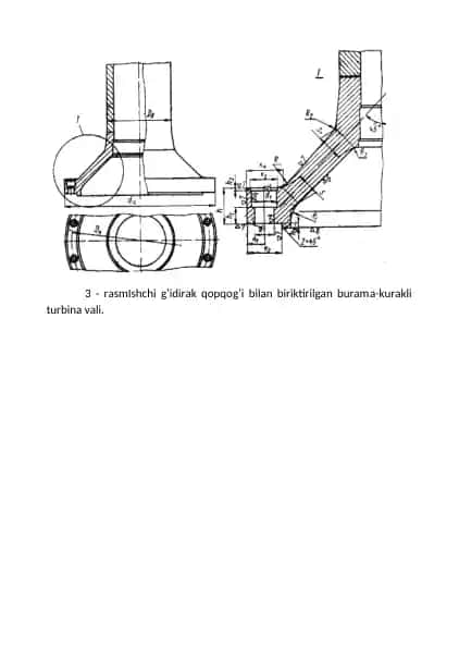 RO75/702 gidroturbinaning ishchi g’ildiragini