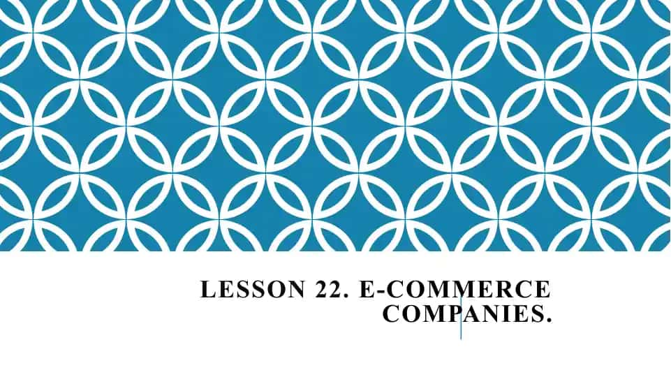 E-commerce companies
