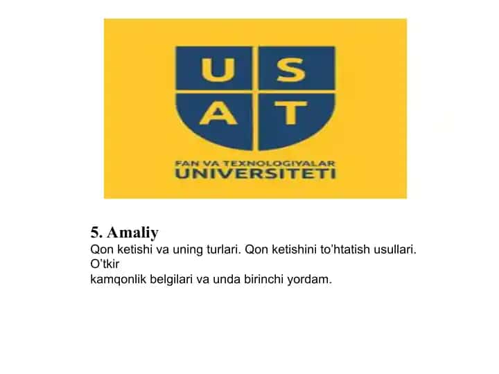 Amaliy Qon Ketishi va Uning Turlari