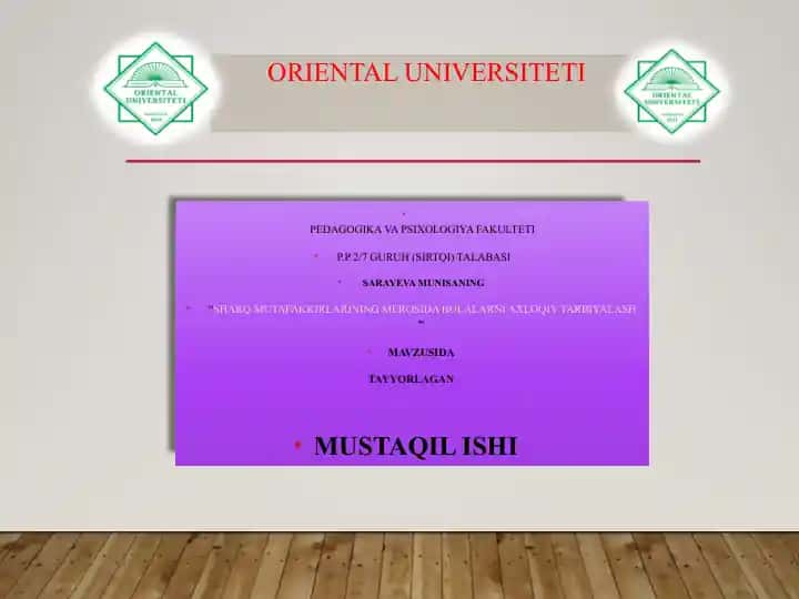 Pedagogika va psixologiya faqateti