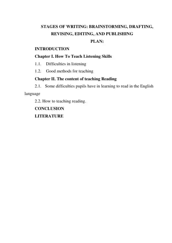 Teaching Reading Skills