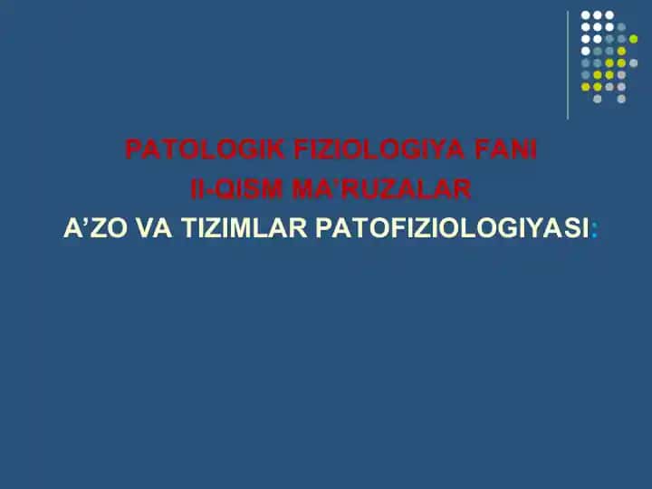 Jigar va o't yo'llari etishmovchiligi