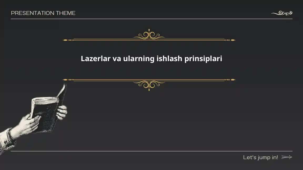 Lazerlar va ularning ishlash prinsiplari