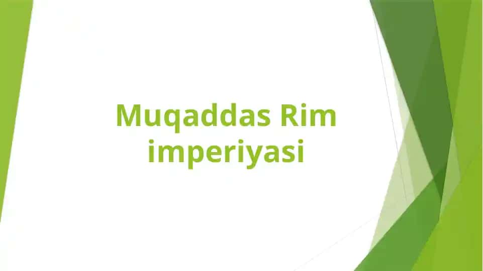 Muqaddas Rim imperiyasi