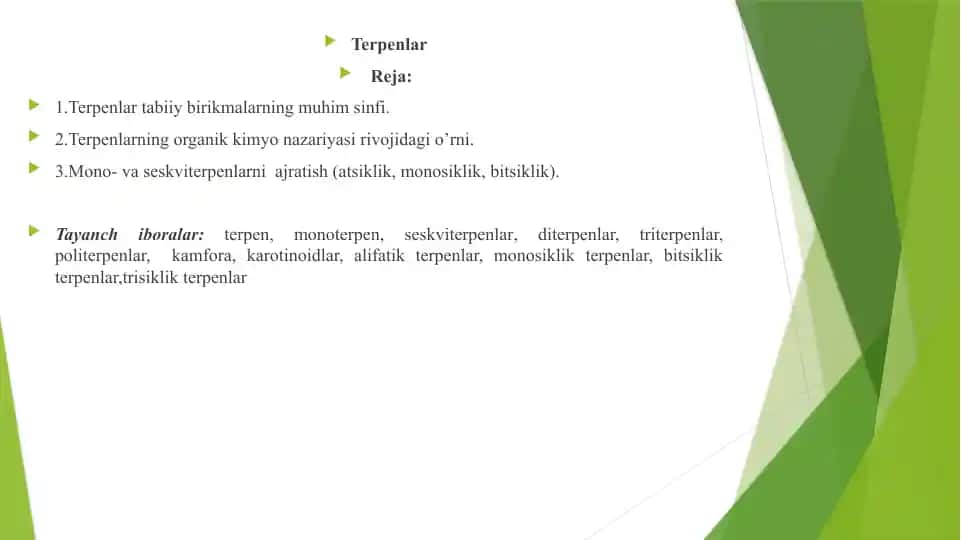 Terpenlar