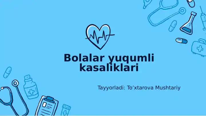 Bolalardagi yo'qumlikasaliklari