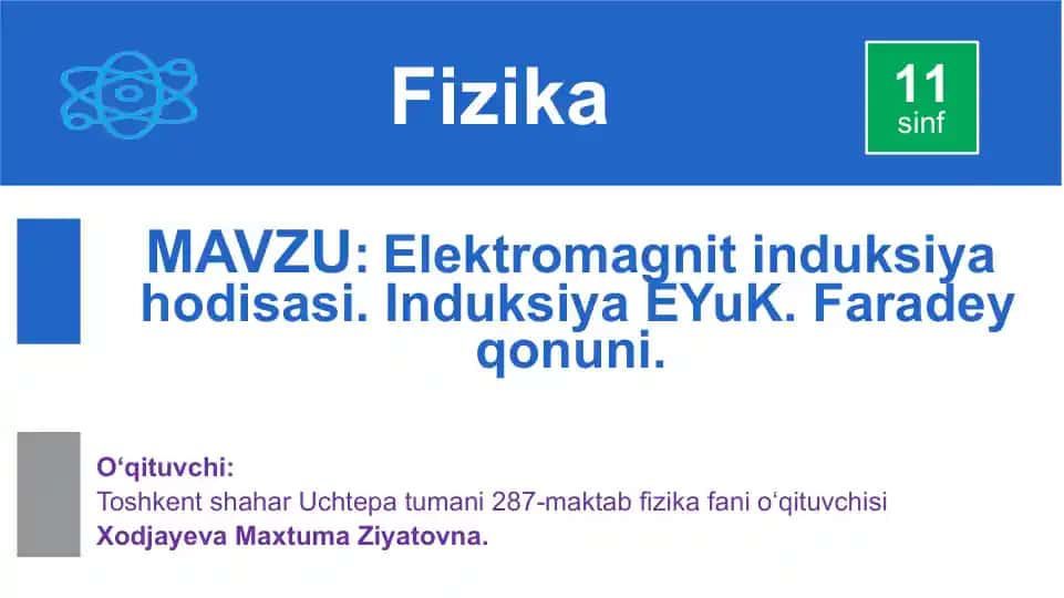 Elektromagnit induksiya hodisasi