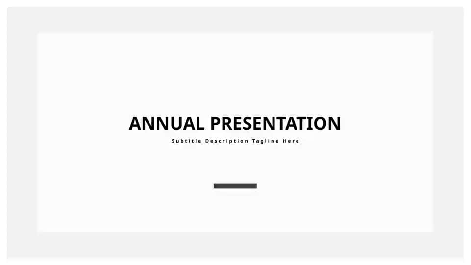Annual Presentation