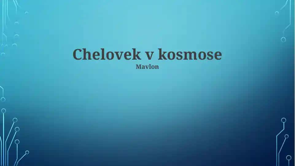 Chelovek v kosmose