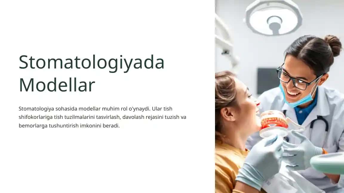 Stomatologiyada Modellar