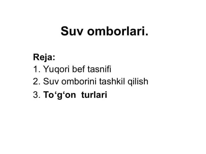 Suv omborlari