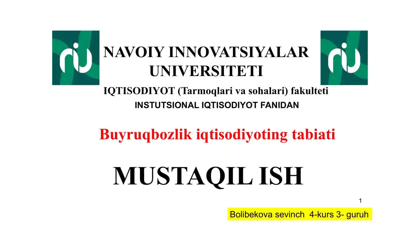 Buyruqbozlik iqtisodiyoti