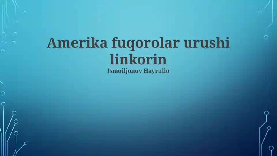 Amerika fuqorolar urushi linkorin