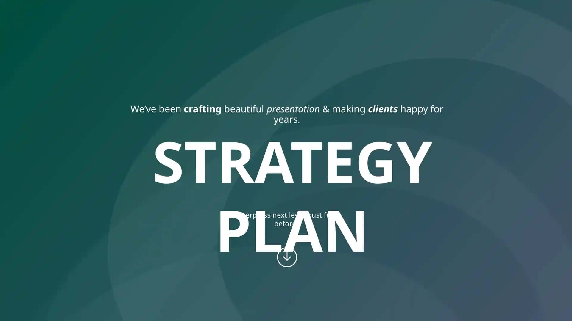 Strategy Plan Infographic Slide