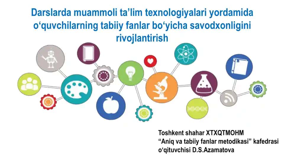 Muammoli ta’lim texnologiyalari
