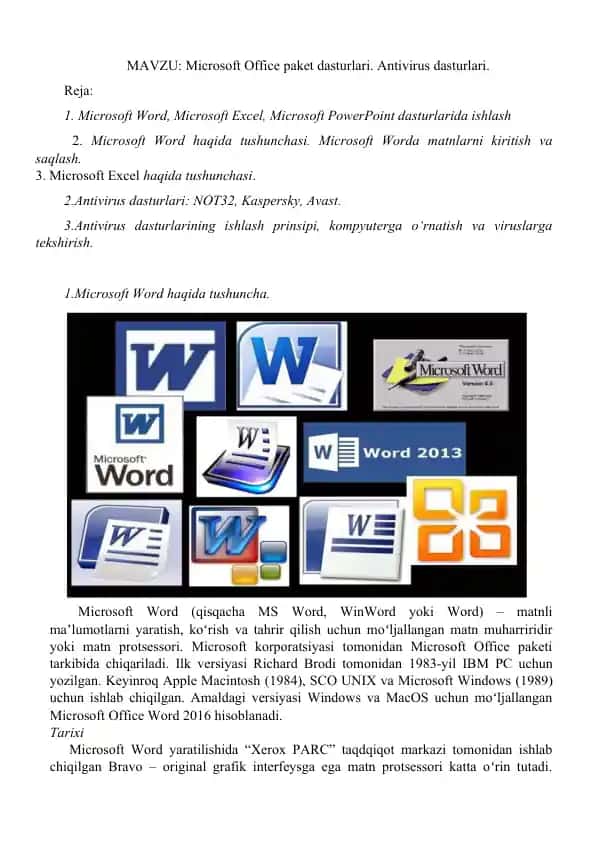Microsoft Word