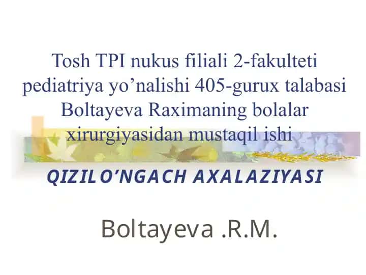 QIZILO’NGACHAXALAZIYASI