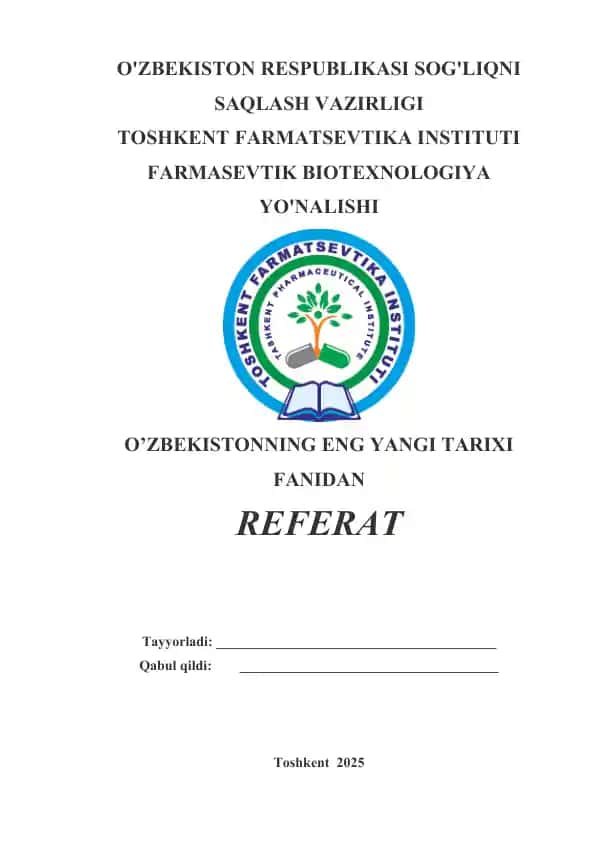 Mustaqillik yillarida davlat boshqaruv tizimida amalga oshirilgan islohotlar. Referat 19 bet.