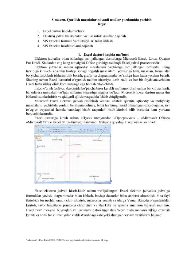 Microsoft Excel
