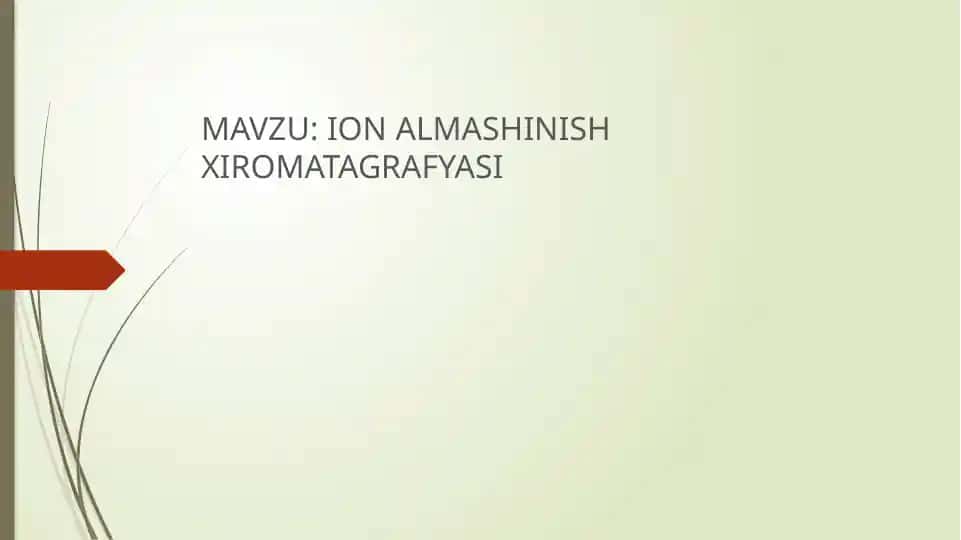ION ALMASHINISH XIROMATAGRAFYASI