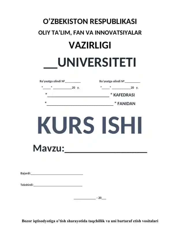 Bozor iqtisodiyotiga o‘tish sharayotida taqchillik va uni bartaraf etish vositalari