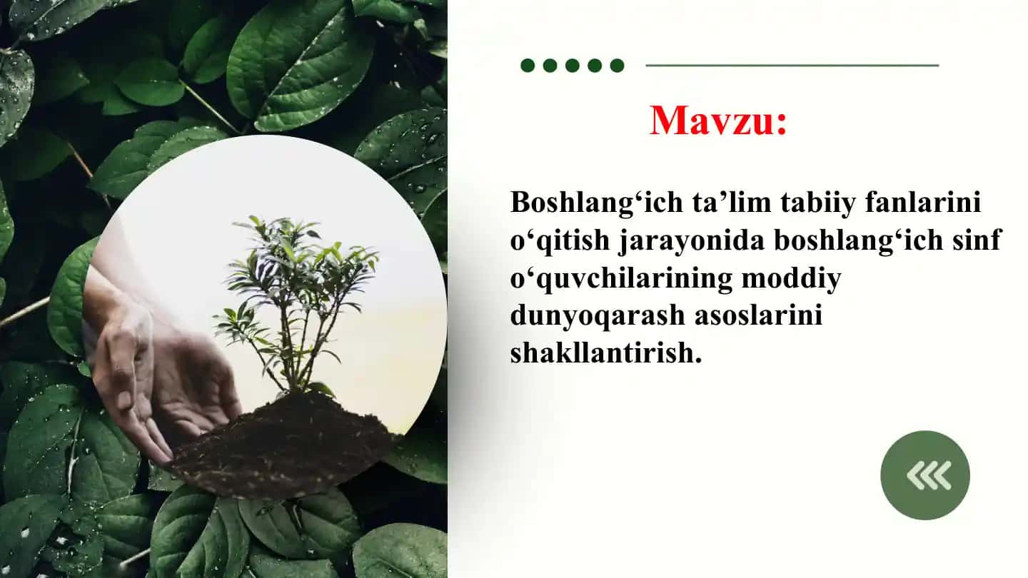 Boshlang‘ich ta'lim fanlari