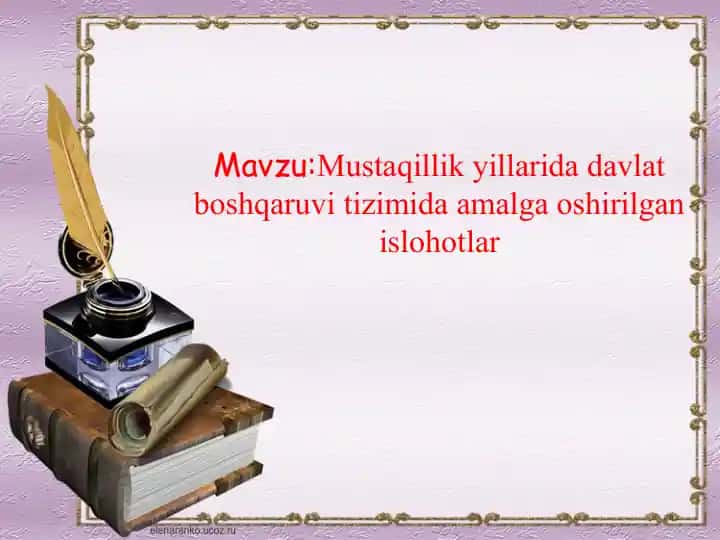 Davlat Boshqaruvi Tizimi