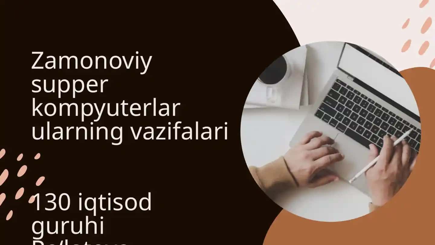 Zamonoviy supper kompyuterlar
