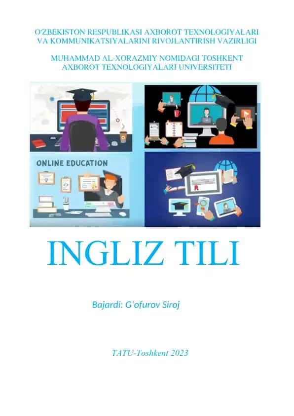 O‘ZBEKISTON RESPUBLIKASI AXBOROT TEXNOLOGIYALARI VA KOMMUNIKATSIYALARINI RIVOJLANTIRISH VAZIRLIGI