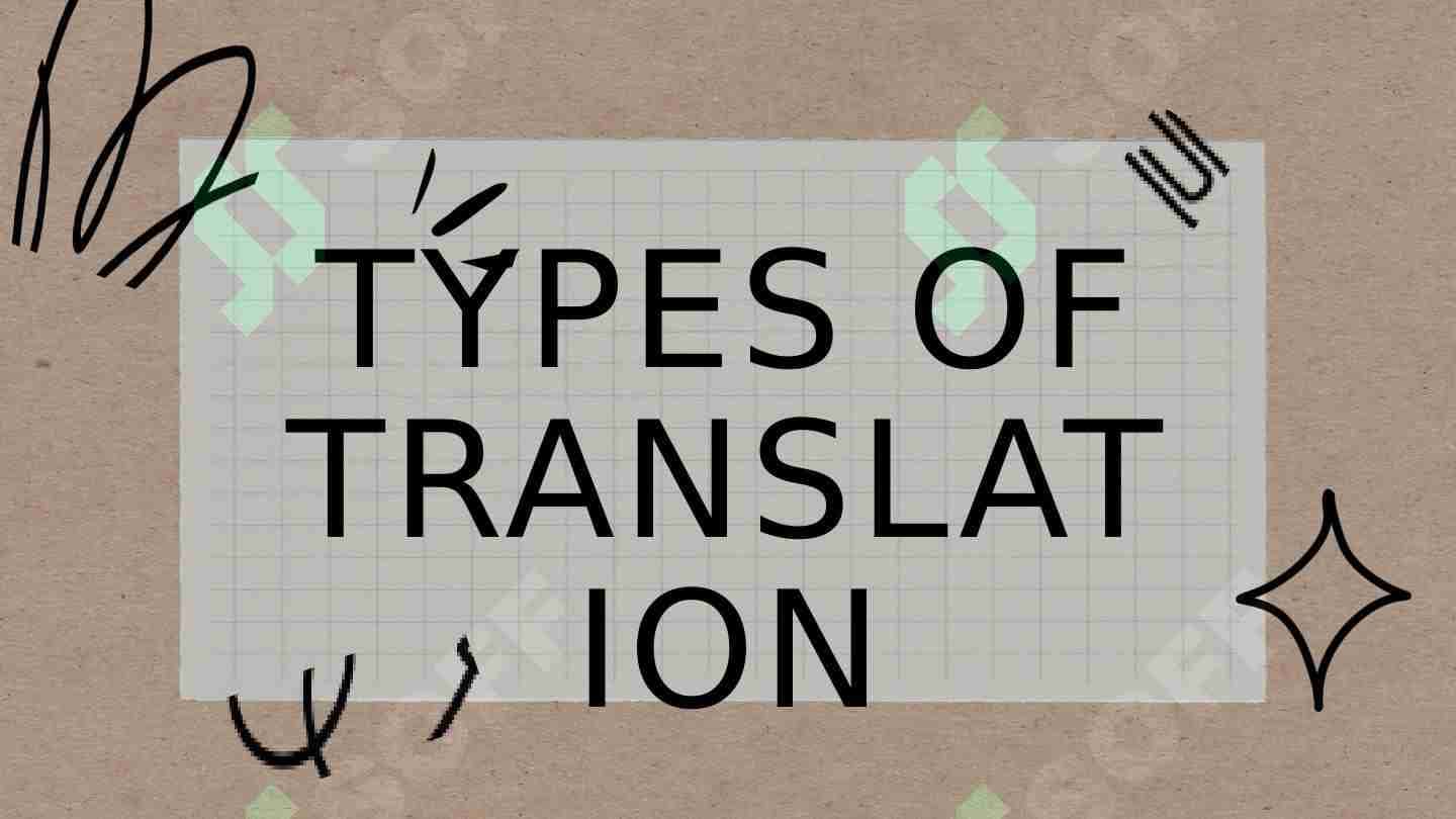 Types of translation