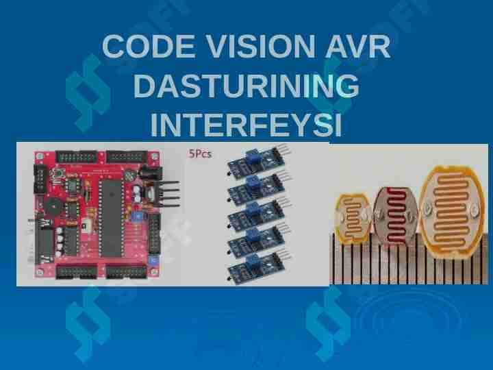 CODE VISION AVR DASTURINING INTERFEYSI