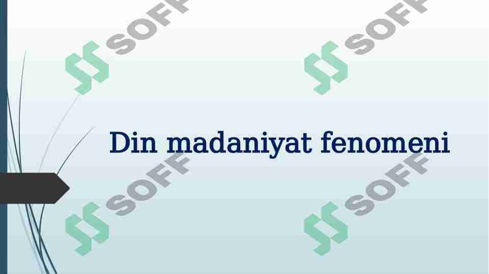 Din madaniyat fenomeni