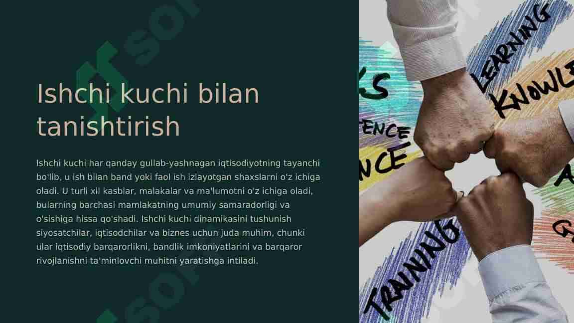 Ishchi kuchi, uning bandligi va ishsizlik