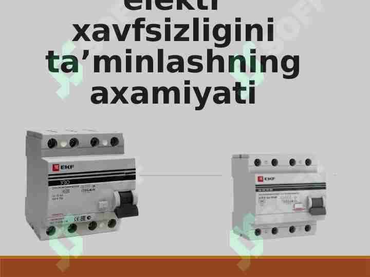 Ishlab chiqarishda elektr xavfsizligini ta’minlashning axamiyati