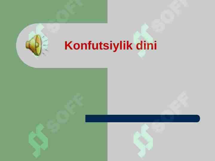 Konfutsiylik dini