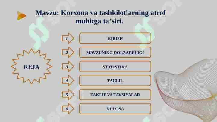 Korxona va tashkilotlarning atrof muhitga taʼsiri