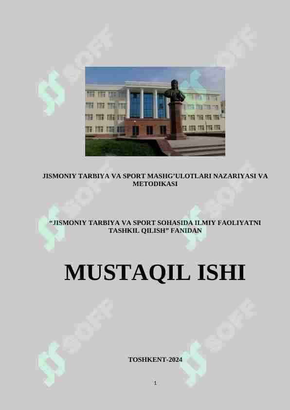 Kvalimetriya, yoki sifat ko`rsatkichlarini miqdoriy baholash usullari.