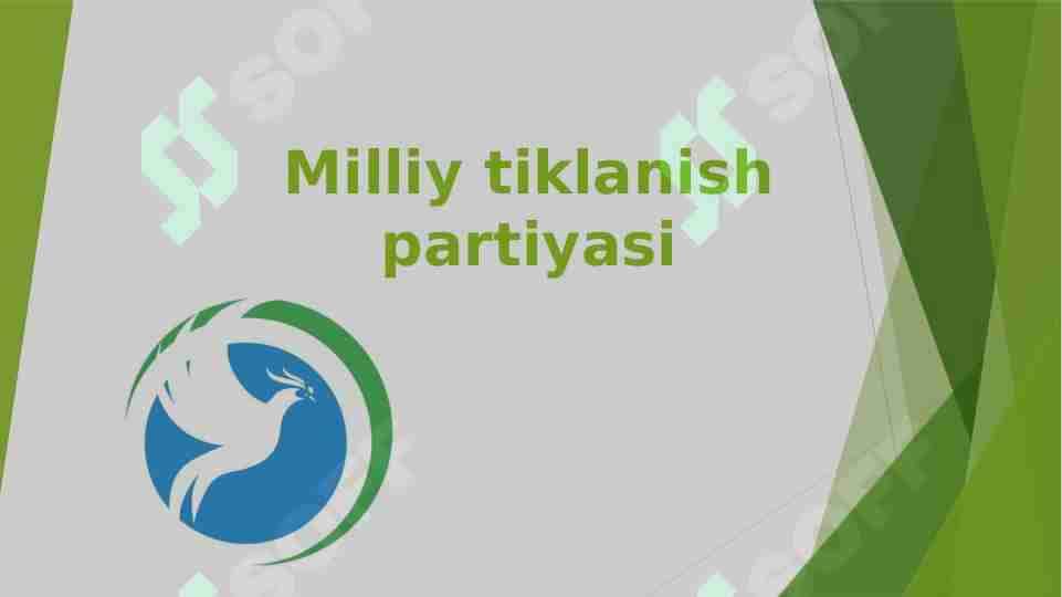Milliy tiklanish partiyasi