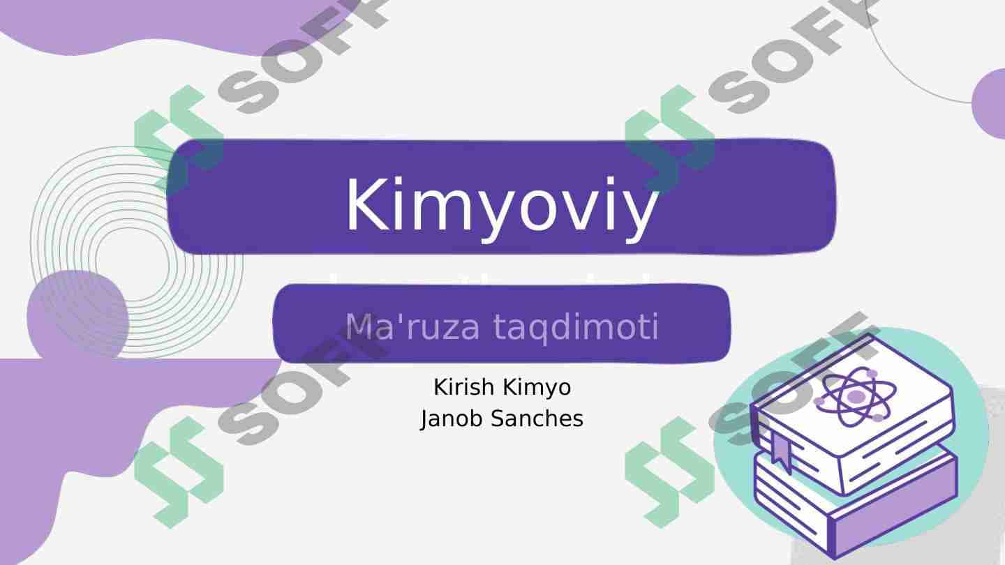 Kimyoviy bog'lanish