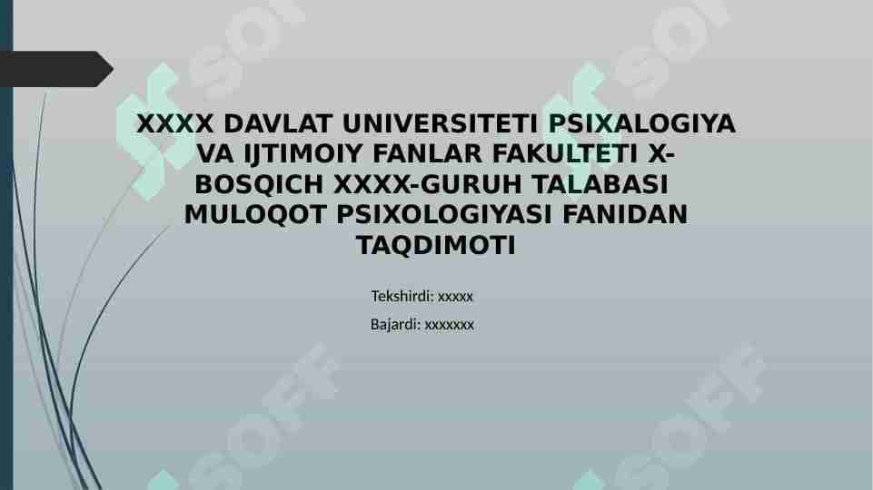 PSIXOLOGIK PROFESSIOGRAFIYA