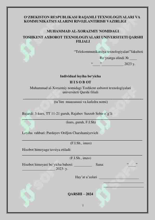 Tarmoq Skaneri Tadqiqoti