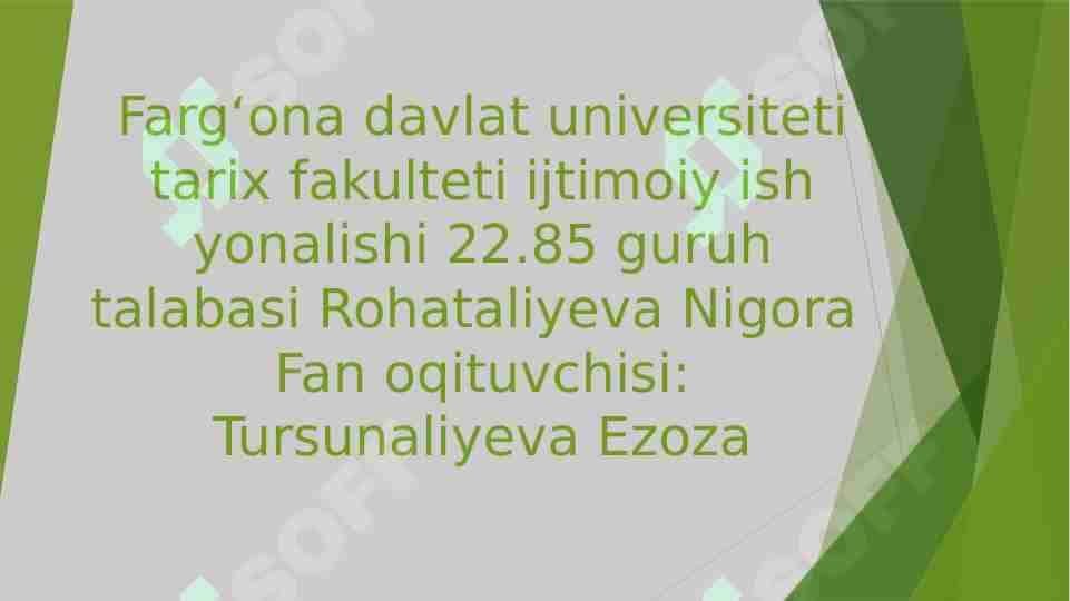 Sotsial ekspertiza predmeti