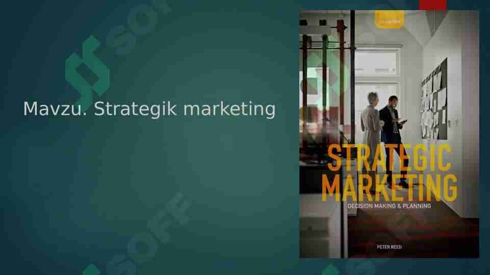Strategik marketing